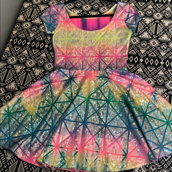 DevoWevo Galactic Warrior Dress Size S - Picture 3 of 6